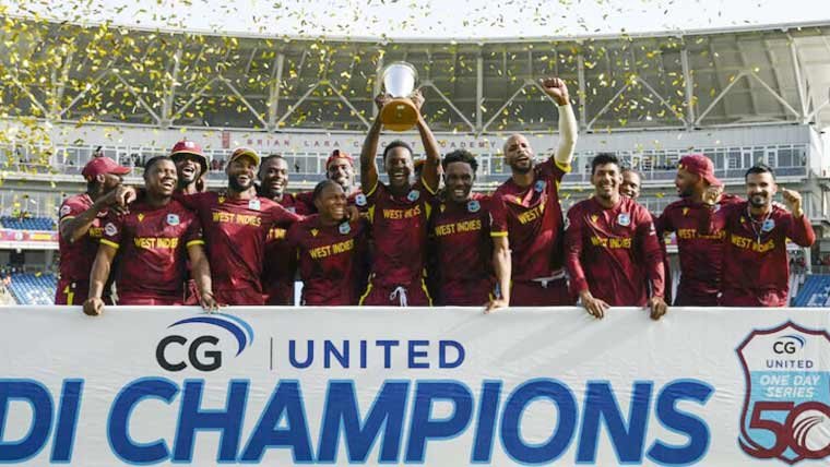 پاکستان کو 202 رنز سے شکست، ویسٹ انڈیز نے 34 سال بعد ون ڈے سیریز جیت لی